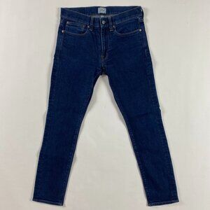 J.CREW 250 Skinny Kurabo Jeans Mens 31 x 30 Fits 30 x 28 Japanese Denim Stretch